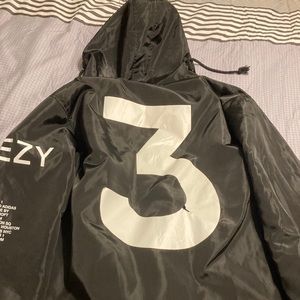 Adidas Yeezy windbreaker zip up black